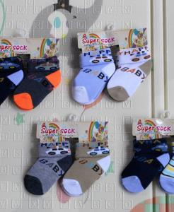 KAOS KAKI ANAK/BAYI FB1023 CARS (ISI 2)