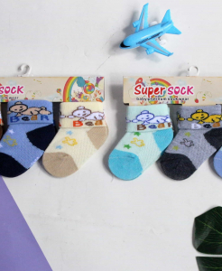 KAOS KAKI ANAK/BAYI FB1023 ANIMAL (ISI 3)