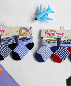 KAOS KAKI ANAK/BAYI FB1023 GARIS-GARIS (ISI 3)
