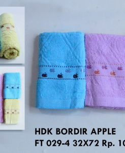 HANDUK BORDIR APPLE FT 029-4 (32X72)